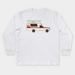 retro chinook camper Kids Long Sleeve T-Shirt